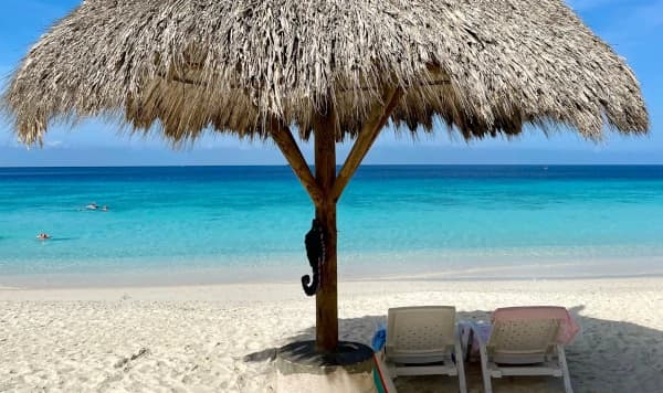 Traveler visiting Aruba